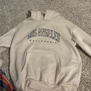 Los Angeles California Beige Men's Sweater